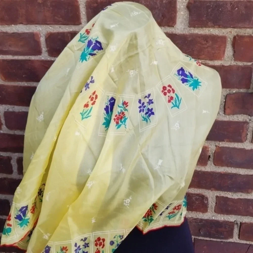Vintage‎ Japanese silk scarf